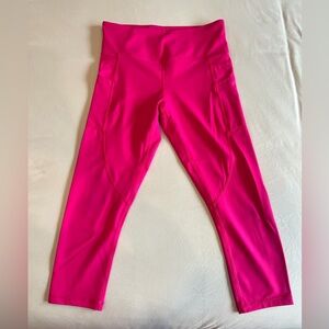 ZYIA Hot Pink Performance Capri Leggings
